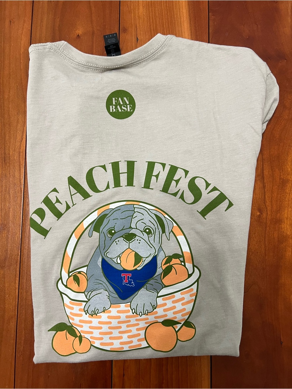 Gildan Peach Fest Graphic Tee—Louisiana Tech Festival—NWOT!